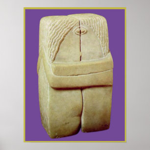 Poster Brancusi, Le Baiser, Les Beaux-Arts,