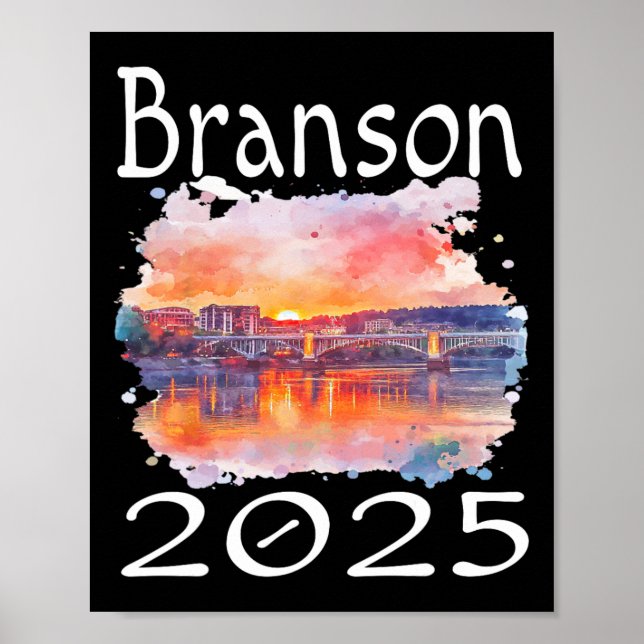 Poster Branson 2025 Matching Family Vacation Group Getawa (Devant)