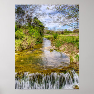 Poster Branson Fall Creek Stream