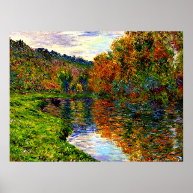 Poster Bras de la Jeufosse, automne, (Devant)