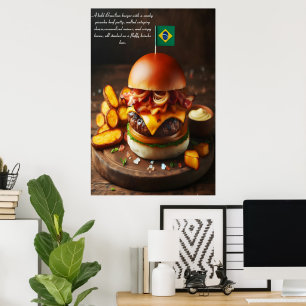 Poster Brasilia Bites : Picanha Perfection 24x36