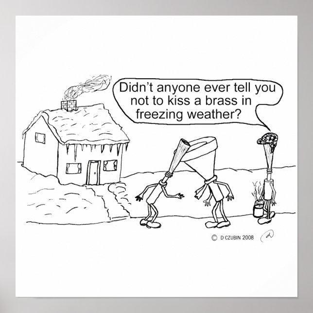 Poster Brass baiseur de roseau (Devant)