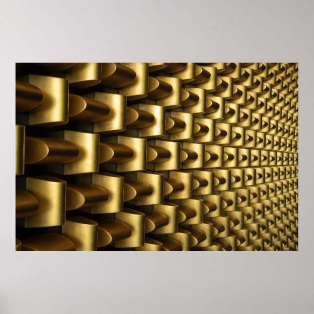 Poster Brass metal frame (Devant)