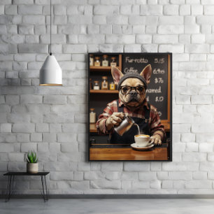 Poster Brasserie : alimentée par le rôti d'écorce