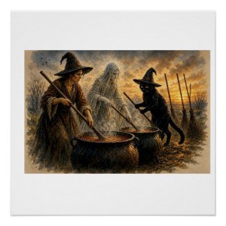 Poster Brasserie Halloween,