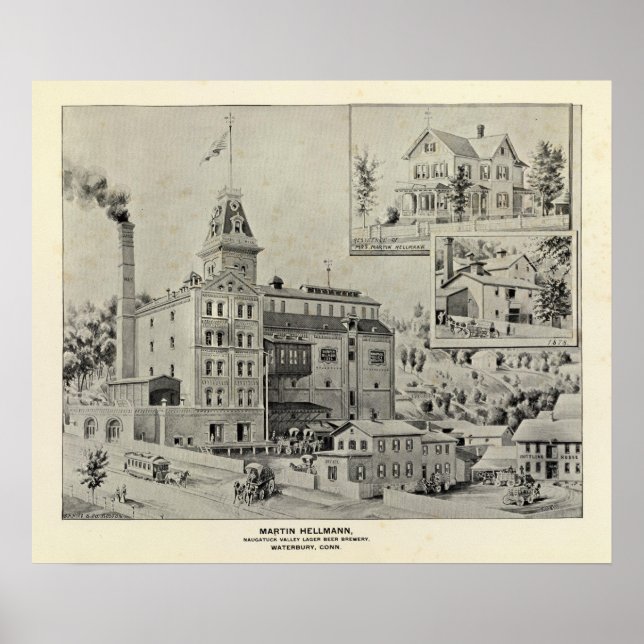 Poster Brasserie Naugatuck Val (Devant)