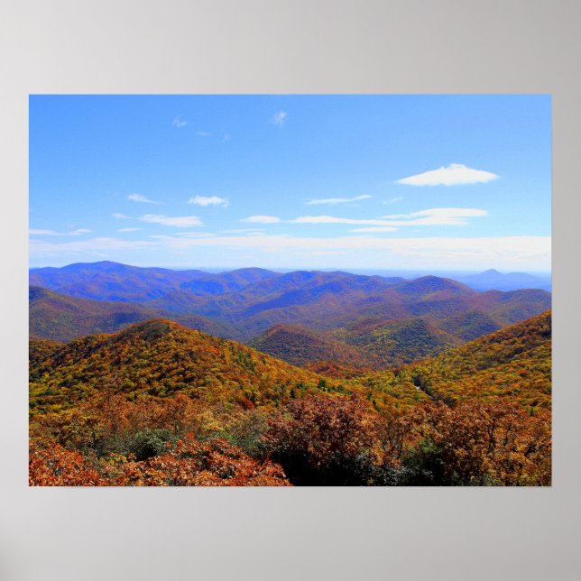 Poster Brasstown Bald, Géorgie (Devant)