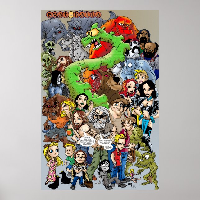 Poster Brat-halla (Devant)