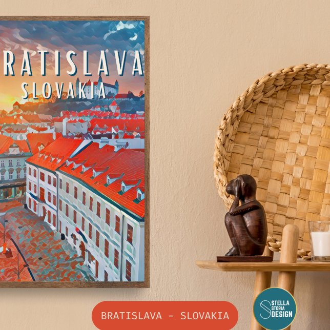 Poster Bratislava, la perle du Danube (Bratislava : Passé charmant, avenir prometteur.)