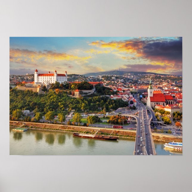 Poster Bratislava, Slovaquie (Devant)