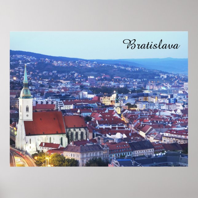 Poster Bratislava Slovaquie City Photo (Devant)
