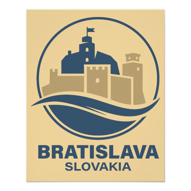 Poster Bratislave Slovakia Europe (Devant)