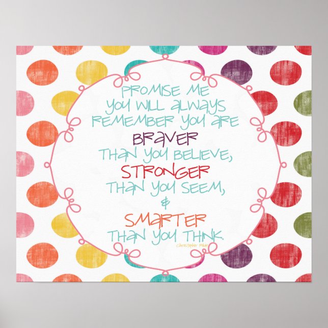 Poster Braver, Plus fort, Plus intelligent (Devant)