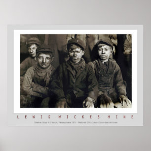 Poster Breaker Boys par Lewis Wickes Hine