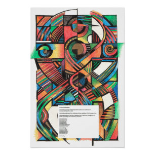 Poster Breastplate st patrick