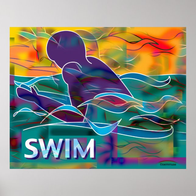 Poster Breaststroke (Devant)