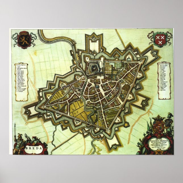 Poster Breda - 1652 (Devant)