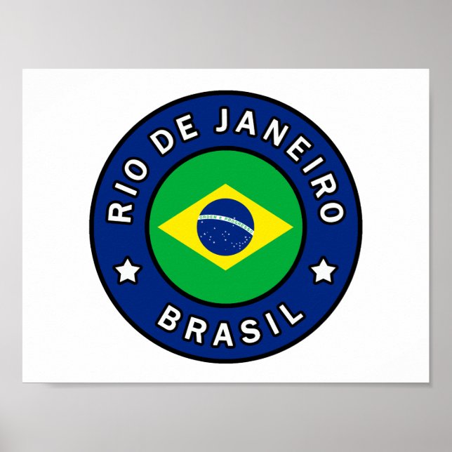 Poster Brésil de Rio de Janeiro (Devant)
