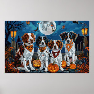 Poster Bretagne Espagne Halloween Éffrayant