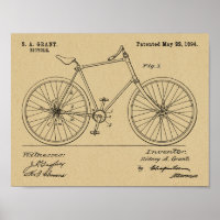 Brevet 1894 Bicyclette de lecteur sans chaîne sans