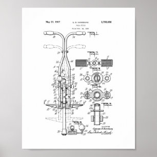 Poster Brevet de bâton de Pogo