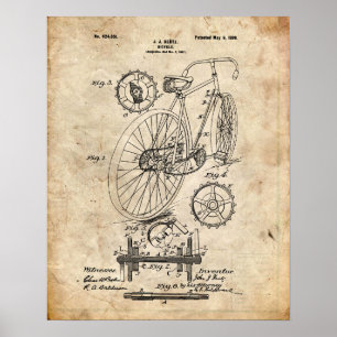 Poster Brevet de bicyclette