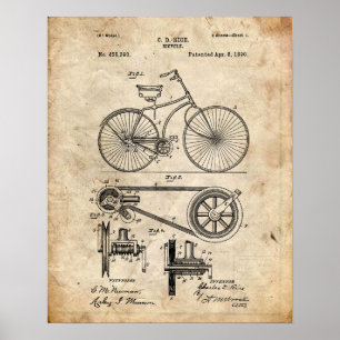 Poster Brevet de bicyclette