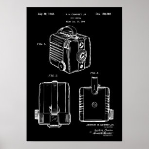 Poster Brevet de caméra de boîte