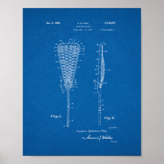 Poster Brevet de raquettes de crosse - Plan directeur