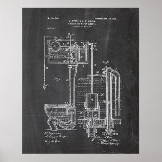Poster Brevet de salle de bain