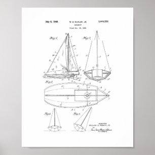Poster Brevet de voilier