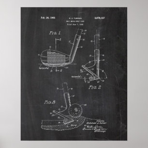 Poster Brevet Golf Wedge
