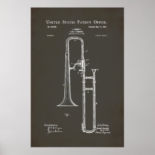 Poster Brevet US - Trombone