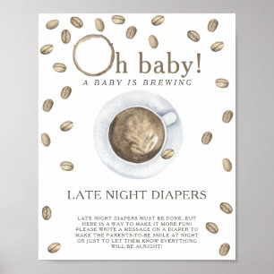 Poster BREWING - Late night couches game