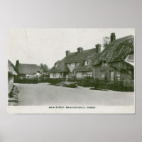 Briantspuddle, Dorset carte postale vintage