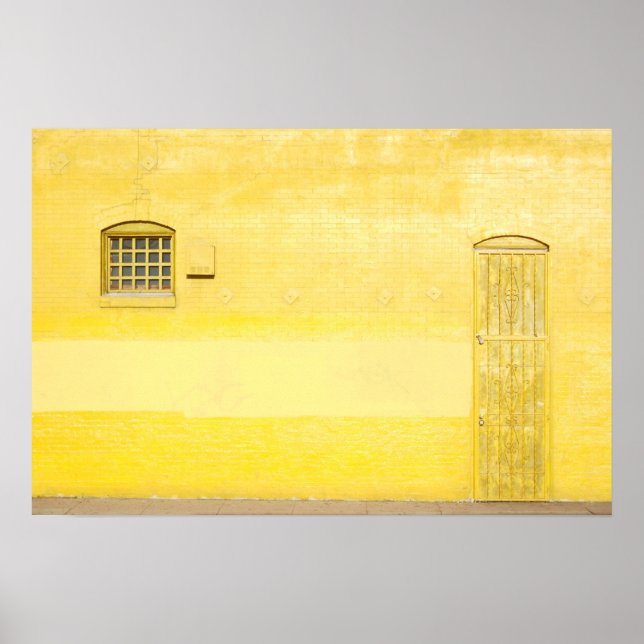 Poster Brick jaune (Devant)