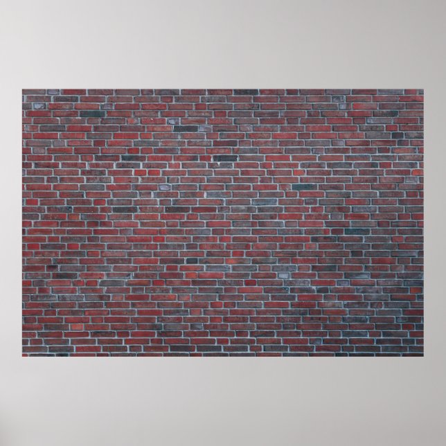 Poster Brick wall (Devant)