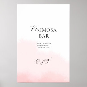 Poster Bridal Shower in an elegant style.