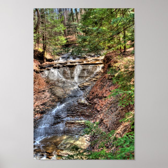 Poster Bridal Veil Falls, CVNP, Ohio (Devant)