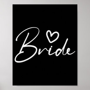 Poster Bride Squad Bachelorette Party Bridesmaid Crew Bri