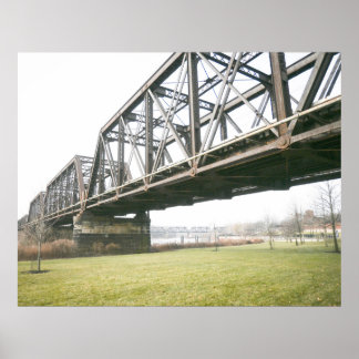 Poster Bridge Over Scioto River