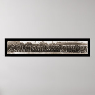 Poster Bridgeport, CT Police Photo 1914