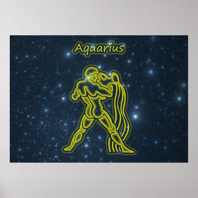 Poster Bright Aquarius (Devant)