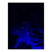 Bright Constellation d'Orion avec Betelgeuse Star