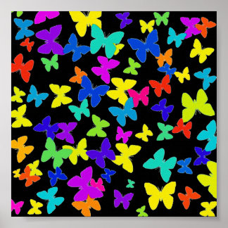 Poster Bright Papillon Imprimer