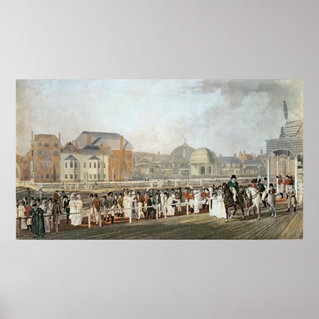 Poster Brighton : Le vieux pavillon et Steyne (Devant)