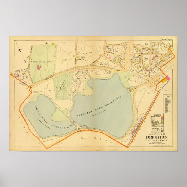 Poster Brighton, Massachusettes 3 (Devant)