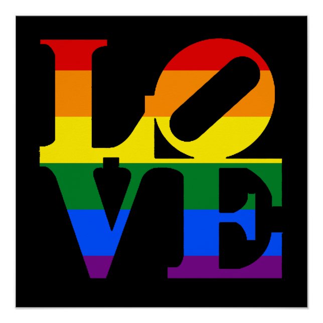 Poster Brilhante Love LGBT (Front)