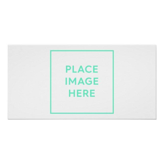 Poster brillant - 28" x 14" (Devant)