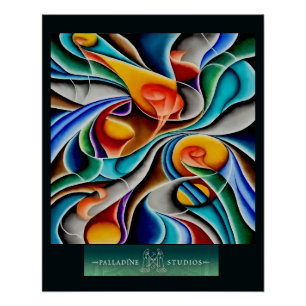 Poster brillant 'Change it up'